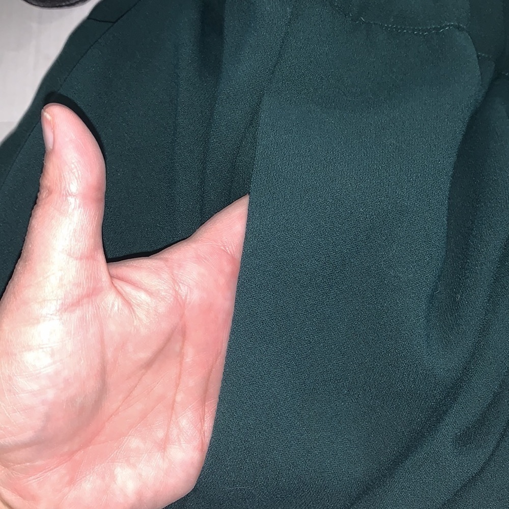 Eloquii Dark Green Wide Leg Pants NWT - Picture 7 of 8